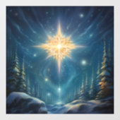 魔法の北スターの窓にしがみつく ウィンドウサイン (シート)