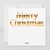 魔法の北極星のグリーティングカード シーズンカード (裏面)