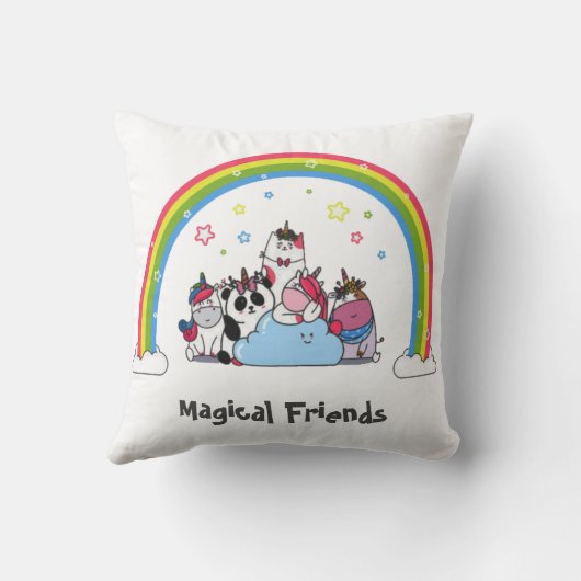 魔法の友人 クッション (裏面)