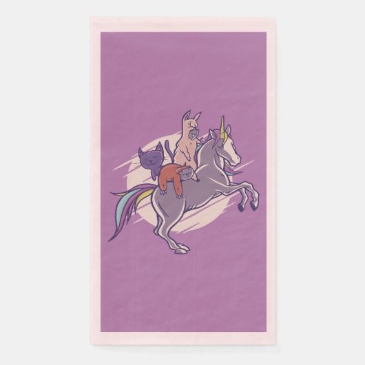 魔法の友人 |ユニコーン、アルパカ、子猫、スロース (正面)