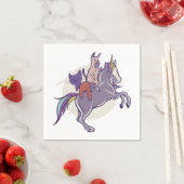 魔法の友人 |ユニコーン、アルパカ、子猫、スロース スタンダードカクテルナプキン (インサイチュ)