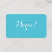 魔法の名刺で信じて下さい 名刺 (裏面)