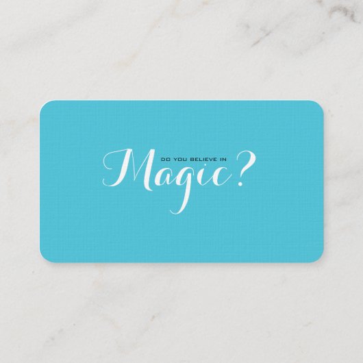 魔法の名刺で信じて下さい 名刺 (裏面)