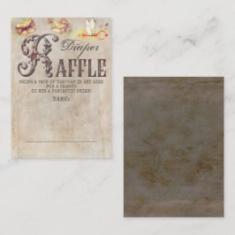 魔法の呪文おむつラッフルチケット エンクロージャーカード