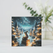 魔法の四角のクリスマス・ポストカード シーズンカード (スタンド正面)