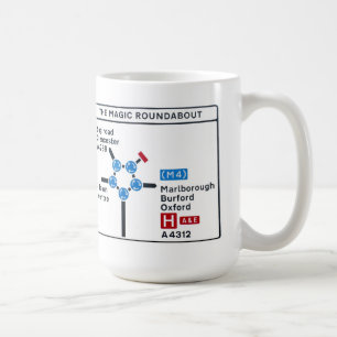 魔法の回り道の茶マグ コーヒーマグカップ