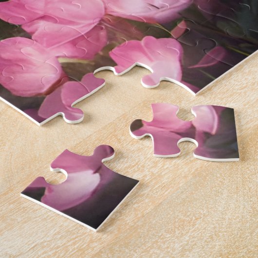 魔法の国の美しい家と庭園 ジグソーパズル (側面)