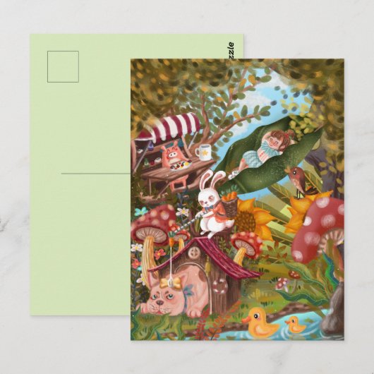 魔法の国 ポストカード (正面/裏面)