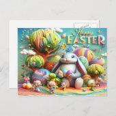 魔法の地イースターバニー シーズンポストカード (正面/裏面)