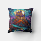 魔法の城ステンドグラス クッション (裏面)