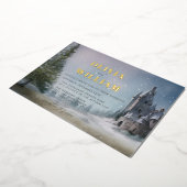 魔法の城フェアリータ結婚ーレ 箔招待状 (回転した状態)