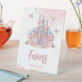 魔法の城ユニコーンピンクプリンセス1st誕生日 台座サイン (インサイチュ)