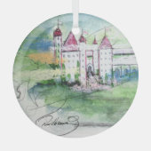 魔法の場所…ヘーヴェナー ガラスオーナメント (正面)