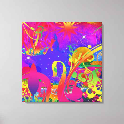 魔法の夏の庭 キャンバスプリント (正面)