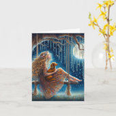 魔法の夕べとダウンロード可能な私のDachshund カード (黄色い花)