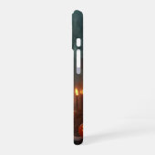 魔法の夕べ、ハロウィン、作者ナターシャ・アス iPhone 16ケース (左側面)