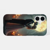 魔法の夕べ、ハロウィン、作者ナターシャ・アス iPhone 16ケース (裏面横)