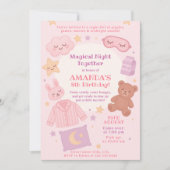 魔法の夜と一緒にスリーポバーバースデーパーティー 招待状 (正面)