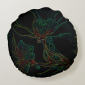 魔法の夜の丸い枕 ラウンドクッション (裏面)