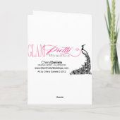 魔法の夜の結婚式 感謝を込めて サンキューカード (裏面)