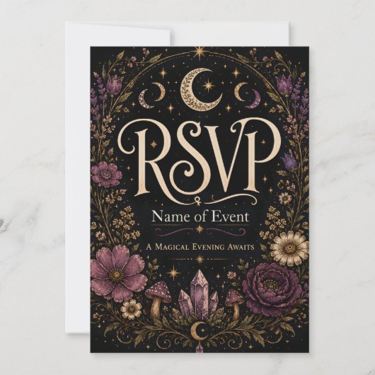 「魔法の夜をお楽しみに」RSVP (正面)