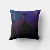 魔法の夜空とラマダンのモスク クッション (裏面)