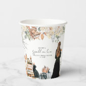 魔法の夜 | ハロウィン ブライダルシャワー 紙コップ (裏面)