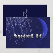 魔法の夜、月と星、Sweet Sixteen、 招待状 (正面/裏面)