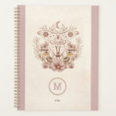 魔法の天きのこの蛾ムーンボーホ プランナー手帳 (正面)