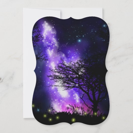 魔法の天の川招待状 招待状 (裏面)