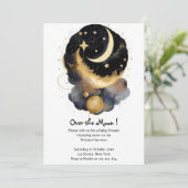 魔法の天の赤ちゃんシャワームーンスターズテーマ 招待状 (スタンド正面)