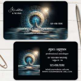 魔法の天体占星術天文学者 名刺