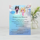 魔法の天使の悪魔の神話のテーマパーティー 招待状 (スタンド正面)