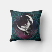 魔法の天月の女性 クッション (裏面)