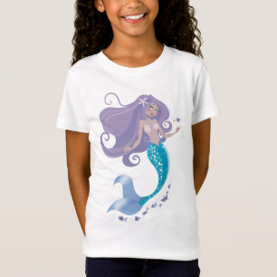 魔法の女の子のTシャツの美しい人魚のプリンセス Tシャツ