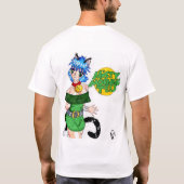 魔法の女の子 Tシャツ (裏面)