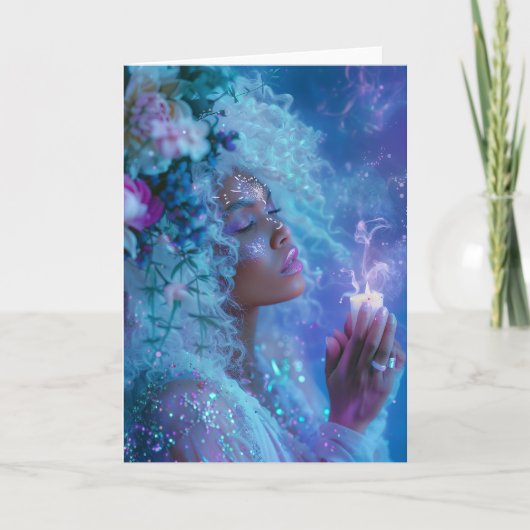 *~*魔法の女性キャンドルSC4 Esoteric 空白の サンキューカード (正面)