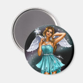 魔法の女性妖精 マグネット (正面/裏面)