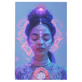 *~*魔法の女性SC4難解ハンズクリスタル メタルプリント