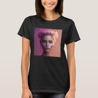 魔法の女 魔女 魔法使い 幻想的な女性 W Tシャツ