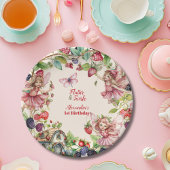 魔法の妖精いちご園ピクシー1st誕生日 ペーパープレート