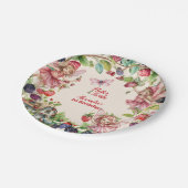 魔法の妖精いちご園ピクシー1st誕生日 ペーパープレート (アングル)