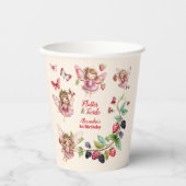 魔法の妖精いちご園ピクシー1st誕生日 紙コップ (正面)