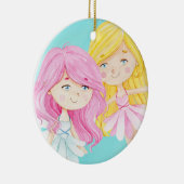 魔法の妖精たちクリスマス セラミックオーナメント (右)