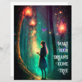 魔法の妖精に魅了された森のファンタジーピクシーの塵 (正面/裏面)