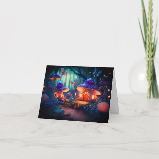 魔法の妖精のガーデン蝶キノココテージ カード (正面)