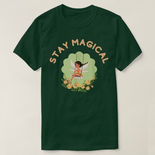 魔法の妖精のスイングガーデンに滞在する Tシャツ (デザイン正面)
