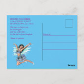 魔法の妖精のベビーマーメイドが到着した ポストカード (裏面)