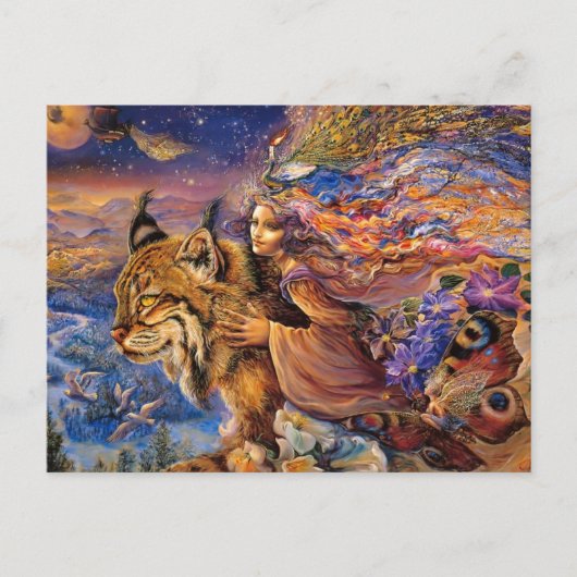 魔法の妖精のポストカード ポストカード (正面)