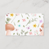 魔法の妖精の名前誕生日ゲーム エンクロージャーカード (裏面)